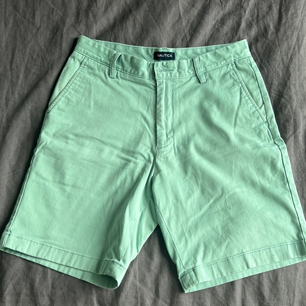 Nautica men’s blue/green shorts